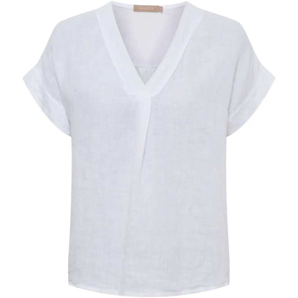 Marta du Château Marta du Chatau bluse MdcBellissima 86520 – hvid — produktfoto