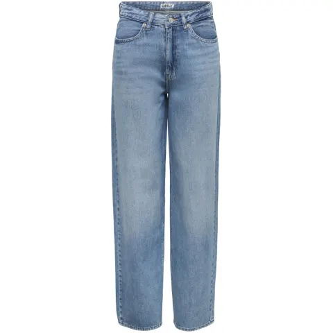 ONLY bukser Onltoledo – Medium blue denim — produktfoto
