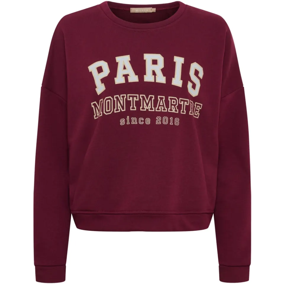 Marta du Château Sweatshirt MdcOceana 261838 – Wine14 — produktfoto
