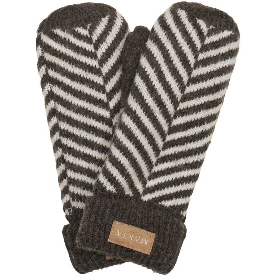 Marta du Château handsker MdcAyana T1208 – Brown/beige — produktfoto