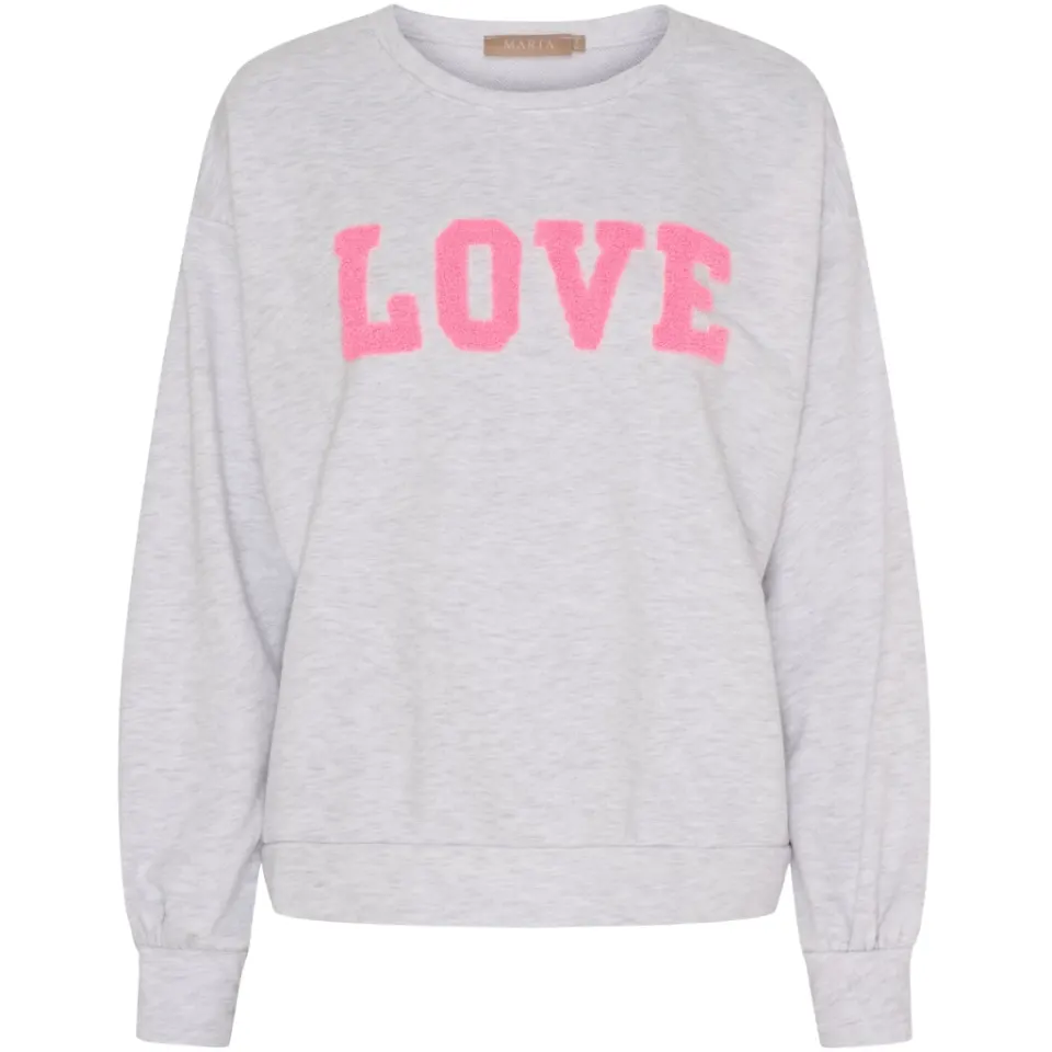 Marta du Château sweatshirt MdcJessa 7976 – Light Grey Melange — produktfoto