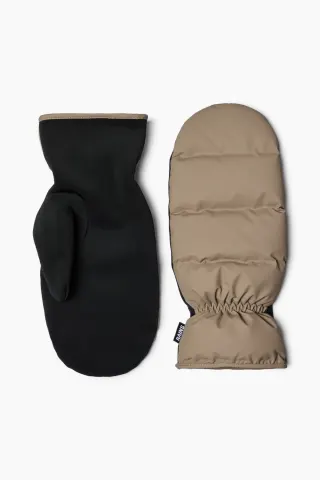 Rains Lohja Puffer Mittens W1T2 – beige — produktfoto