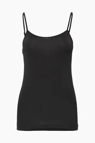 Bruuns Bazaar Women Rada Shirley Slip Top - Black – Bruuns Bazaar — produktfoto