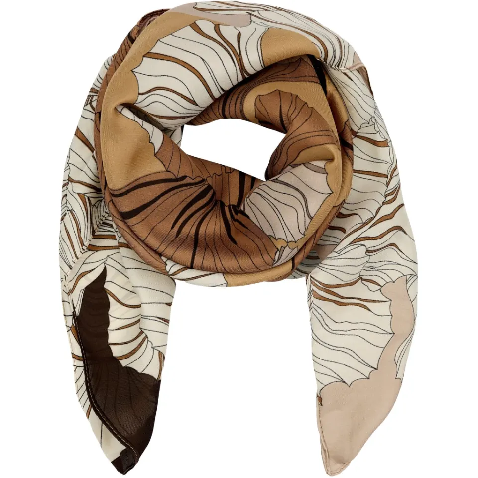 Marta du Château tørklæde MdcJuline FA-Scarf – Coffee3884 — produktfoto