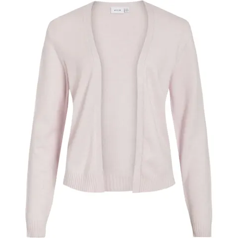 VILA Cardigan Viril Short L/S Knit Cardigan-noos – Cherry Blossom LIGHT MELANGE — produktfoto