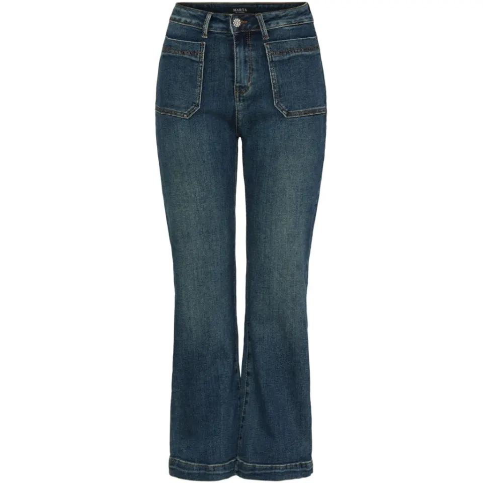 Marta du Château jeans MdcEsmerelda Mdc187-26179 – Dark Blue Denim — produktfoto