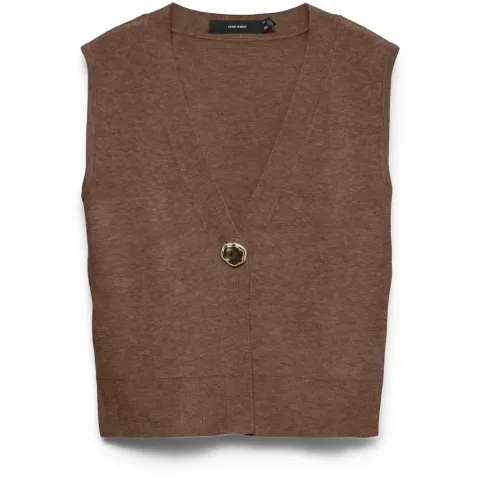 Vero Moda vest Vmagueda – Cocoa Brown — produktfoto