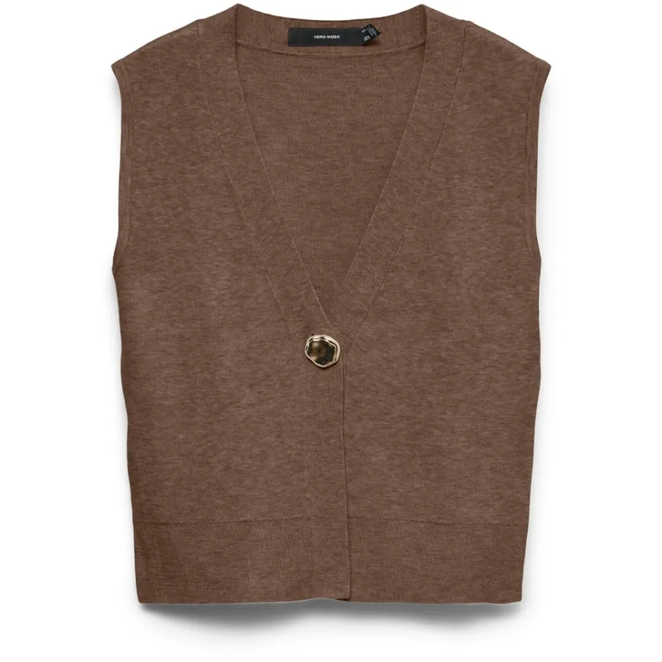 Vero Moda vest Vmagueda – Cocoa Brown — produktfoto