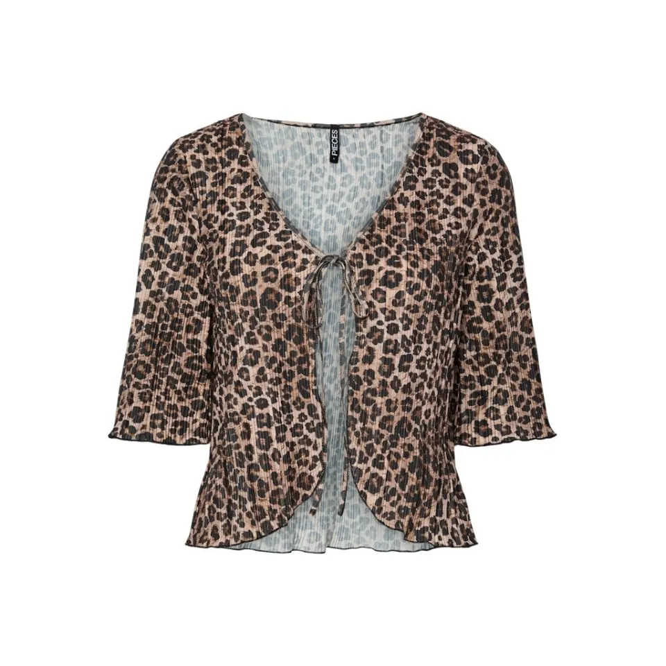 Pieces top Pcamber – Black Leo — produktfoto