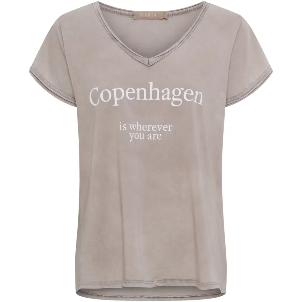 Marta du Château T-Shirt MdcNorina 22031C – Fango — produktfoto