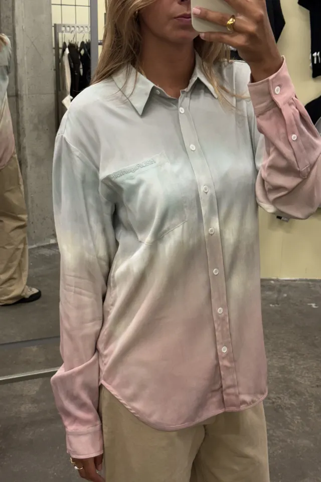 H2O Fagerholt Lunch Shirt – Dusty Multi Spray — produktfoto