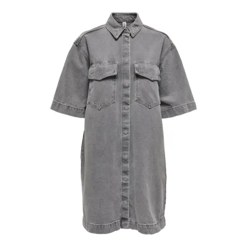ONLY kjole Onlsophie – Medium Grey Denim — produktfoto