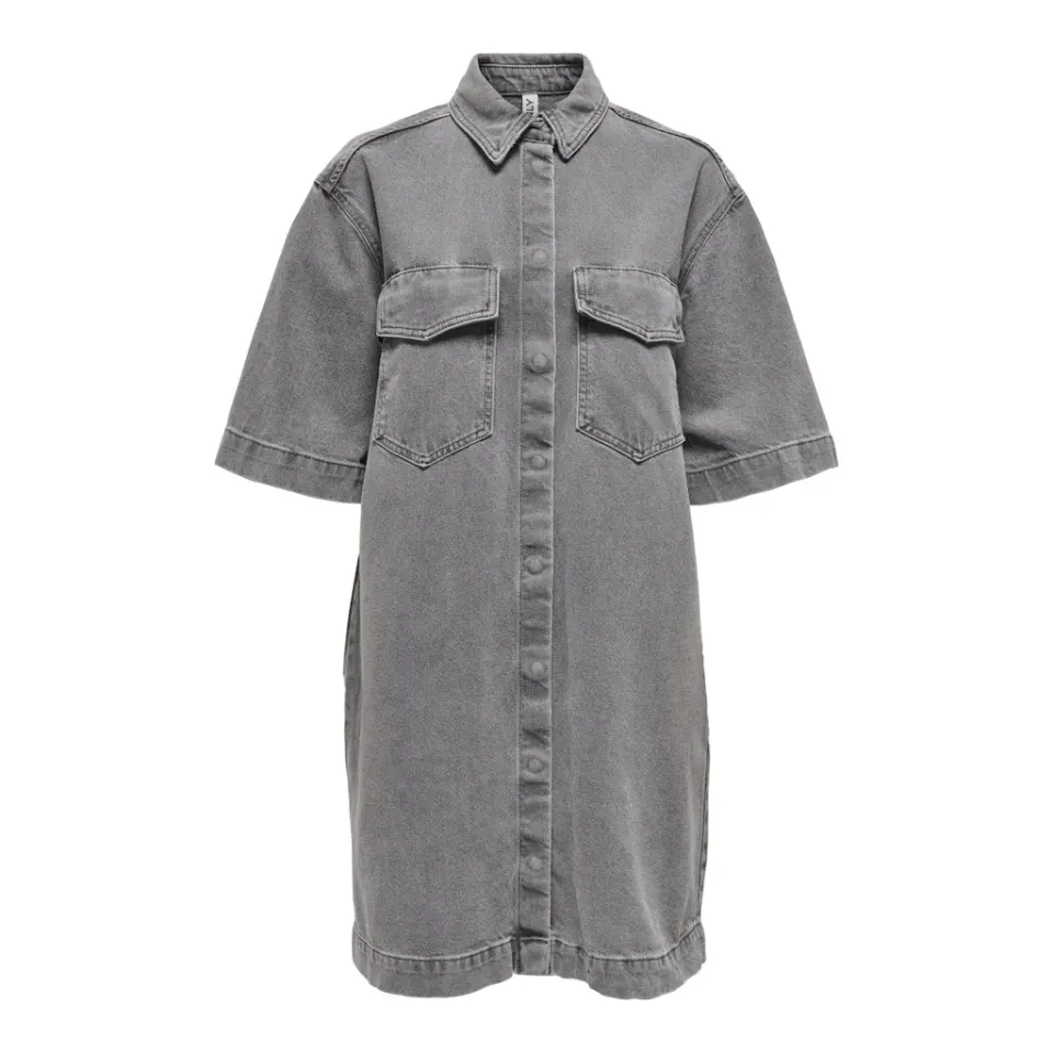 ONLY kjole Onlsophie – Medium Grey Denim — produktfoto