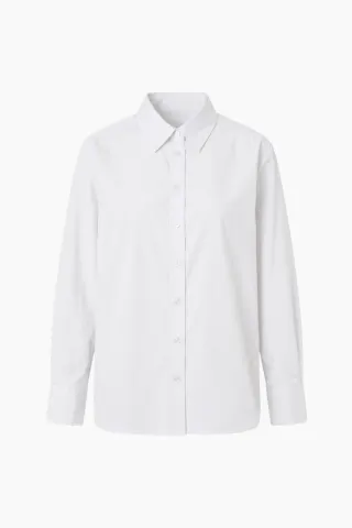 byQNTS Liv Shirt – hvid — produktfoto
