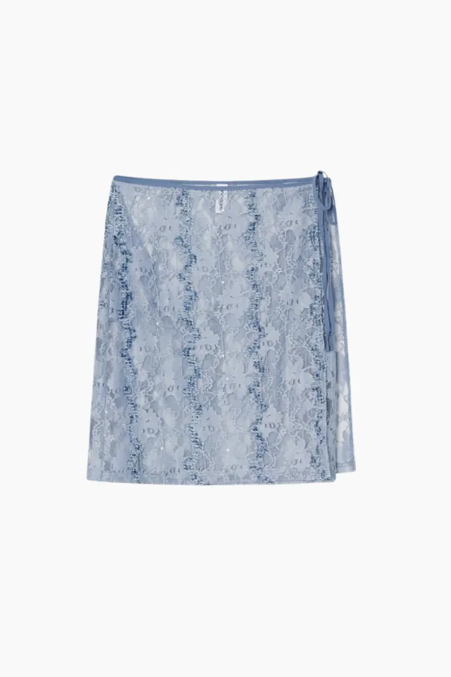 Résumé MarlaRS Skirt – Dusty Blue — produktfoto