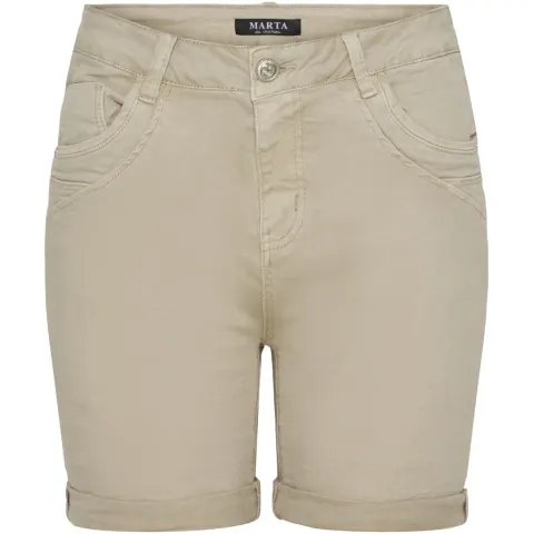 Marta du Château shorts MdcSofia – beige — produktfoto