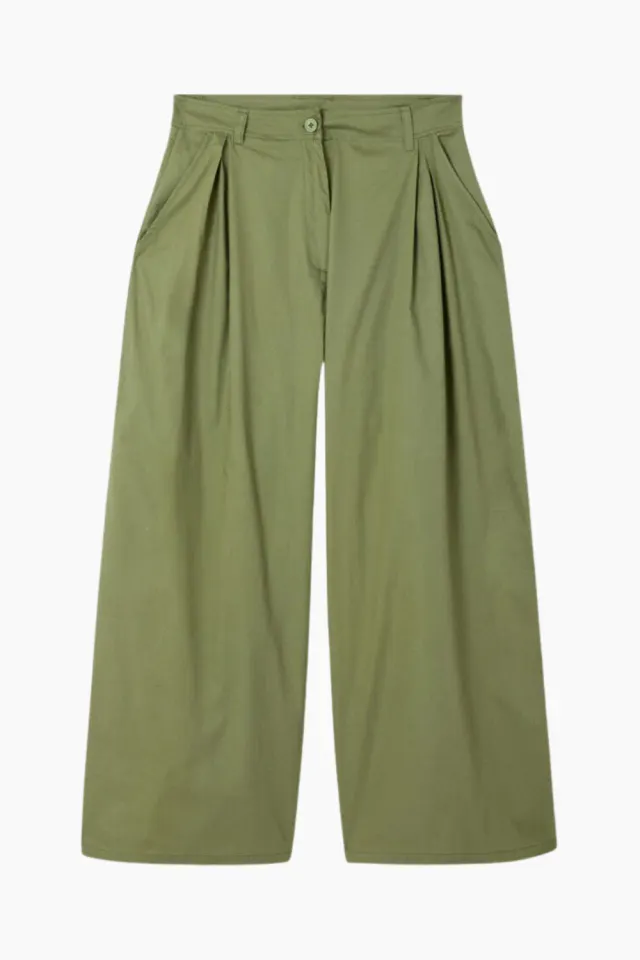American Vintage Hopratown Women’s trousers – Leaf — produktfoto