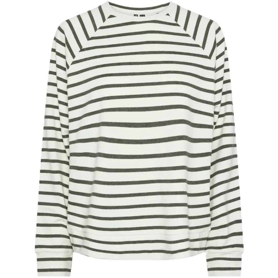 Pieces top Pcbibi – Deep Lichen Green CLOUD DANCER — produktfoto