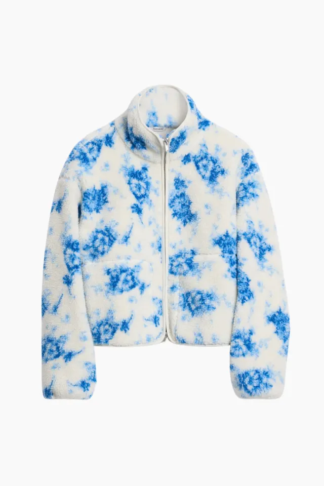 Holzweiler Rype Fleece Jacket – White Mix — produktfoto