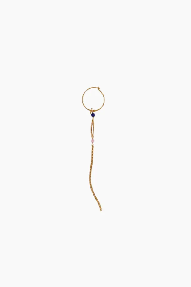 STINE A Miss Paris Hoop Earring With Long Chain – Montmartre — produktfoto