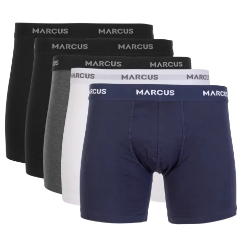 Marcus MAroxy Boxer 5-pak – mørk marineblå — produktfoto