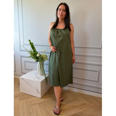 LULULIA Kjole LUSilke 8265LU – Military — produktfoto