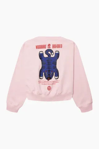 Woodbird WBFranka Tiger Crew – Violet — produktfoto