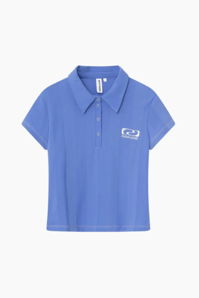 Résumé NoelRS Polo Tee – Blue Lagoon — produktfoto