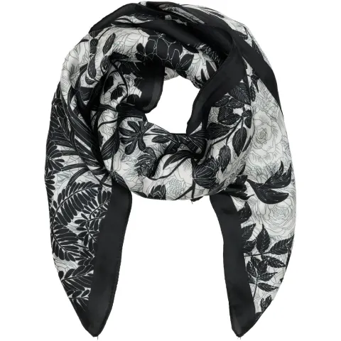 Marta du Château tørklæde MdcJuline FA-Scarf – Black31273 — produktfoto