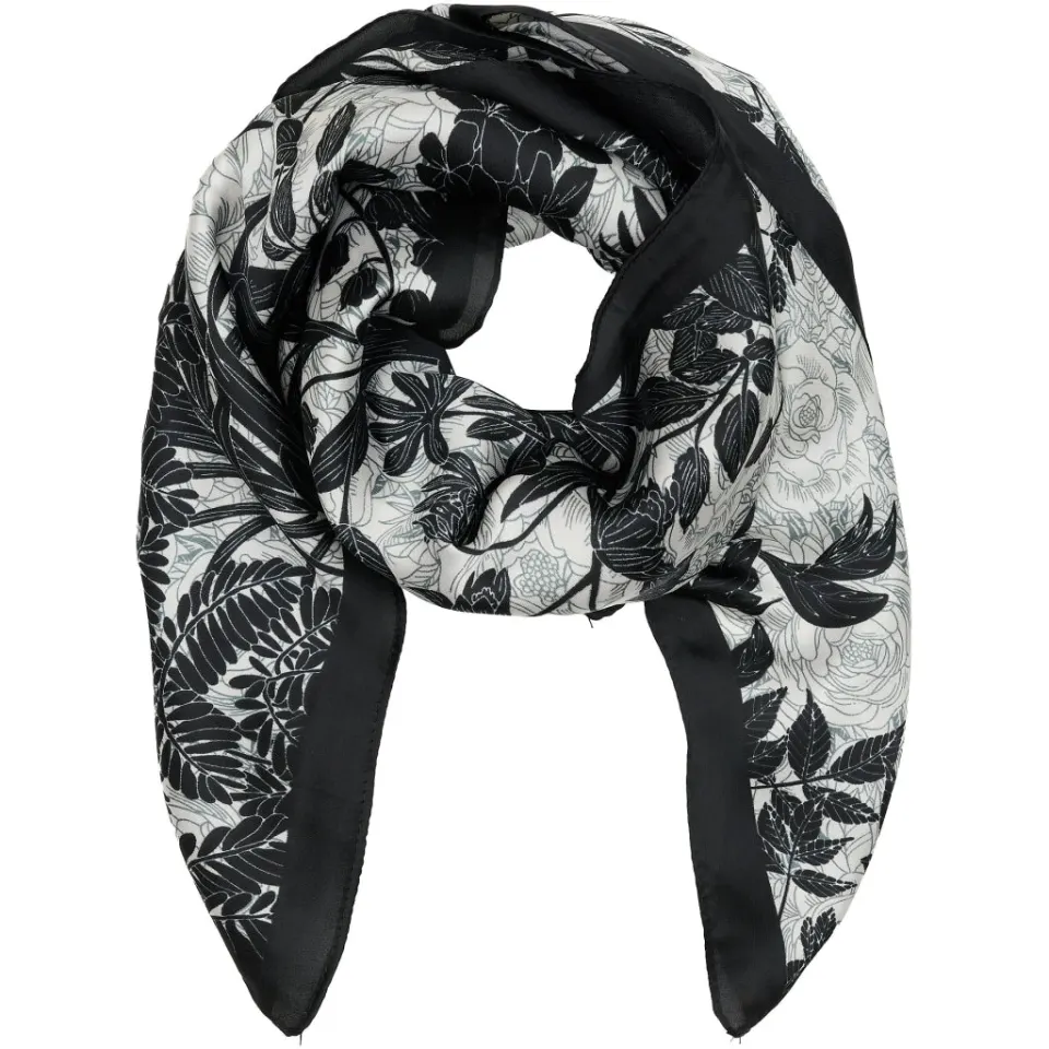 Marta du Château tørklæde MdcJuline FA-Scarf – Black31273 — produktfoto