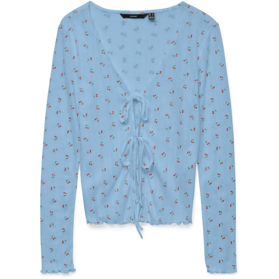 Vero Moda Cardigan Vmmarie – Airy Blue Cherry — produktfoto