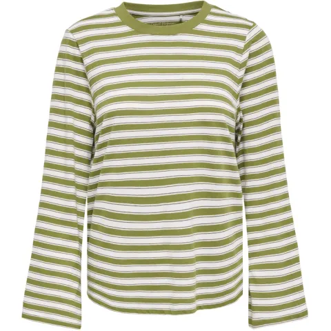 ONLY bluse Onlluna – Avocado Potting soil / cloud dancer — produktfoto