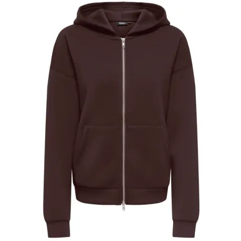 ONLY hoodie Onlnaomi – Coffee Bean — produktfoto