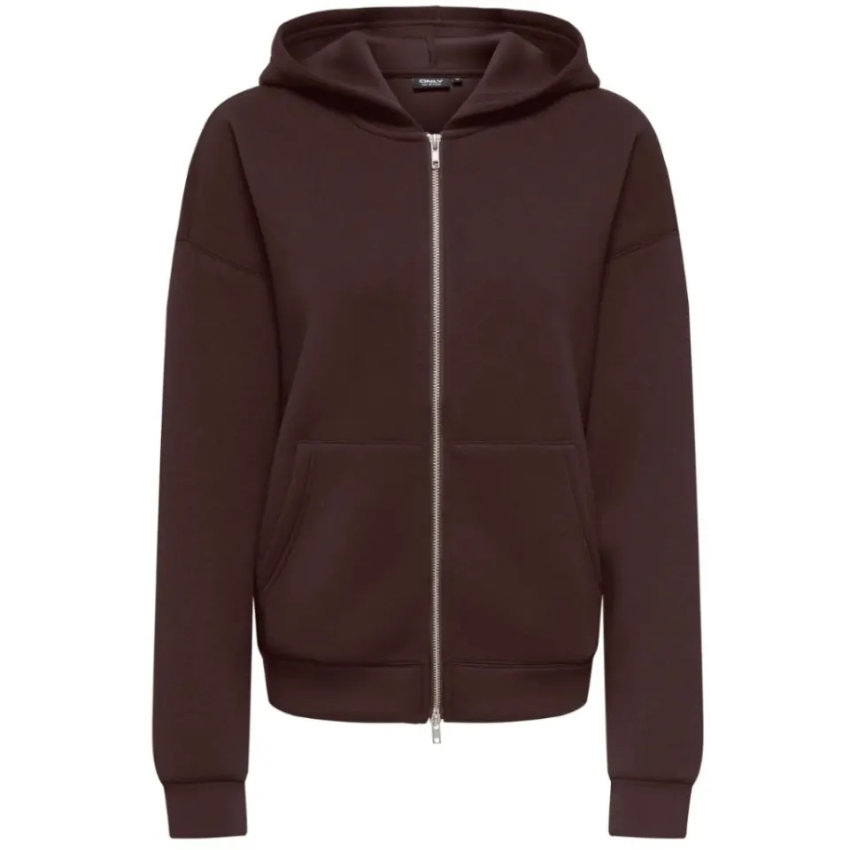 ONLY hoodie Onlnaomi – Coffee Bean — produktfoto