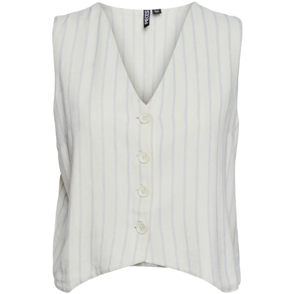 Pieces vest Pcpia – Birch Hydrangea — produktfoto