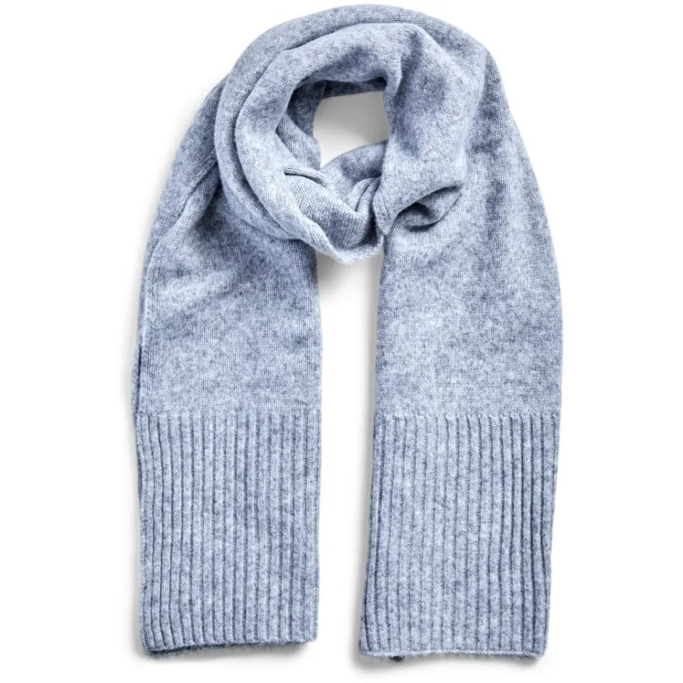Pieces tørklæde Pcmocca – Light Grey Melange — produktfoto