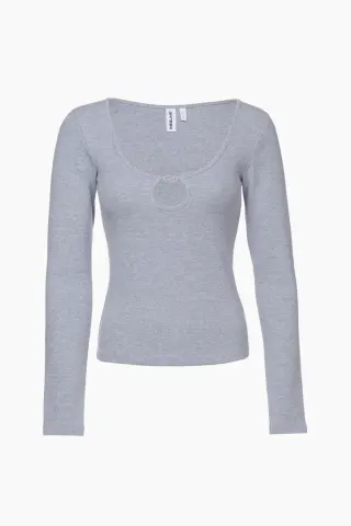 Résumé LucyRS Blouse – Grey Melange — produktfoto