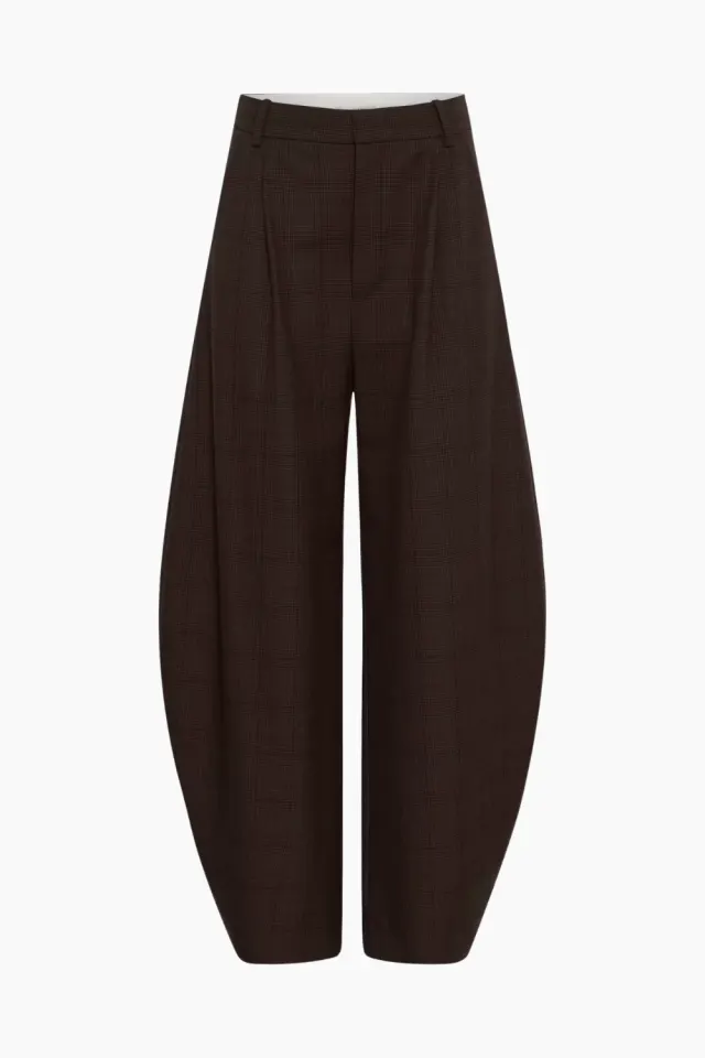 Gestuz GZlavana HW Pants – Brown Check — produktfoto