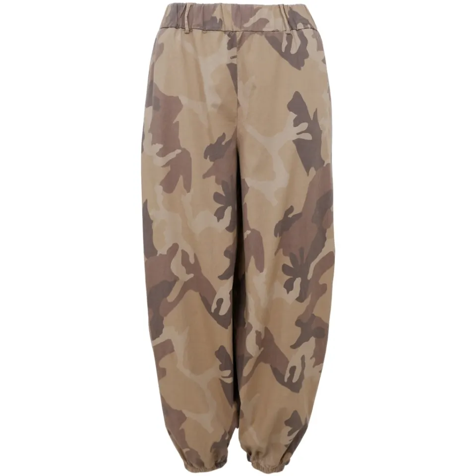 Black Colour bukser Bcally – Brown Camouflage — produktfoto