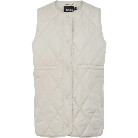 Pieces vest Pcstella – Silver Gray — produktfoto
