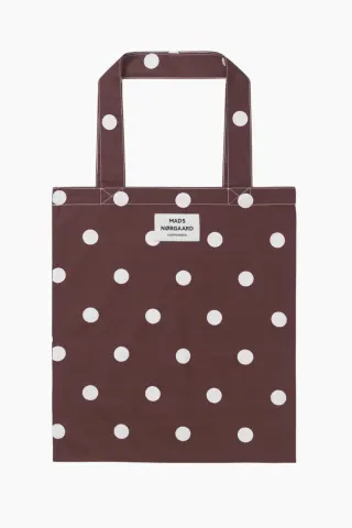 Mads Nørgaard Sacky Atoma Bag – Dot AOP Sassafras/White Alyssum — produktfoto