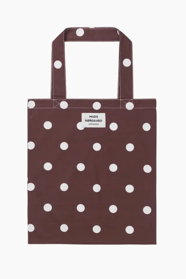Mads Nørgaard Sacky Atoma Bag – Dot AOP Sassafras/White Alyssum — produktfoto
