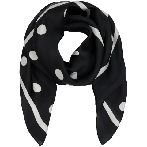 Marta du Château tørklæde MdcJuline FA-Scarf – Black1515 — produktfoto