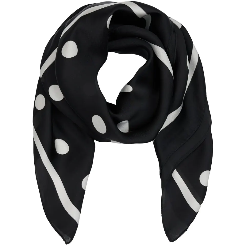 Marta du Château tørklæde MdcJuline FA-Scarf – Black1515 — produktfoto