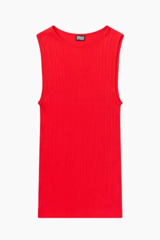 Nørgaard på Strøget NPS Tank Top Solid Color – rød — produktfoto