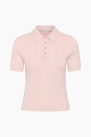 Gestuz GZthilla Polo Pullover – Ballet Slipper — produktfoto