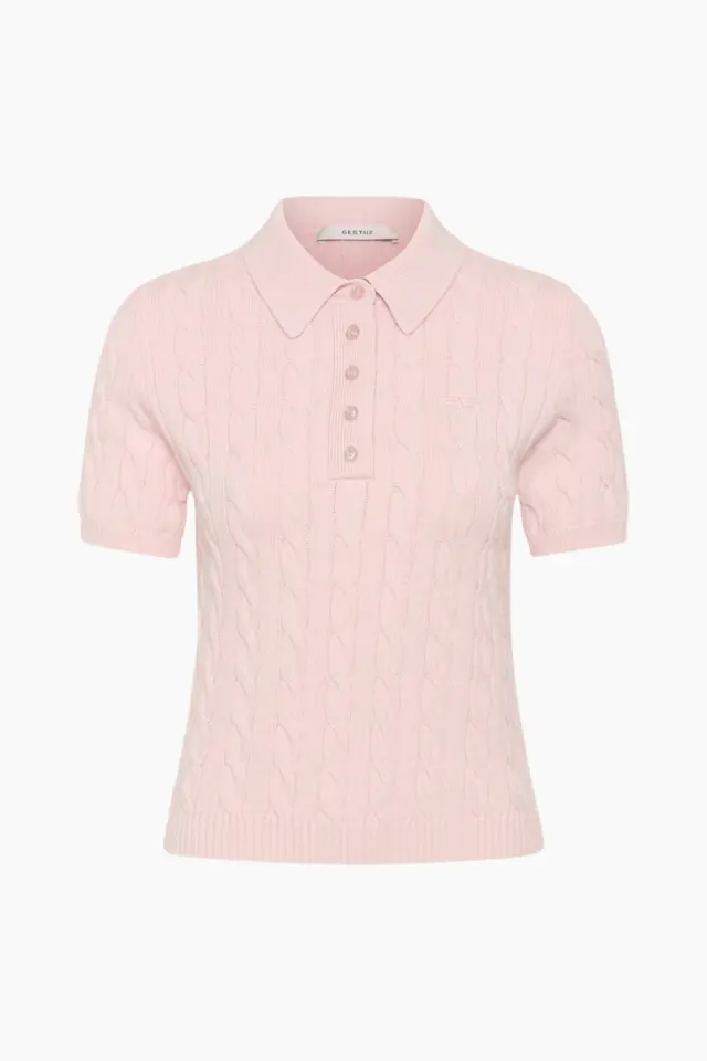 Gestuz GZthilla Polo Pullover – Ballet Slipper — produktfoto