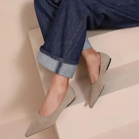 Lee ballerina sko GZ-326 – Kaki — produktfoto