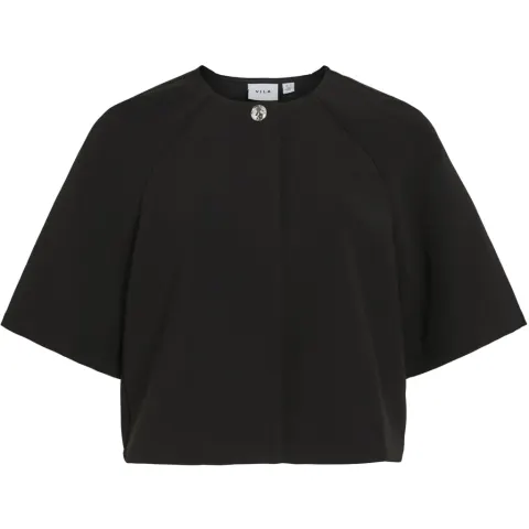 VILA cardigan top Visabby – Black Beauty — produktfoto