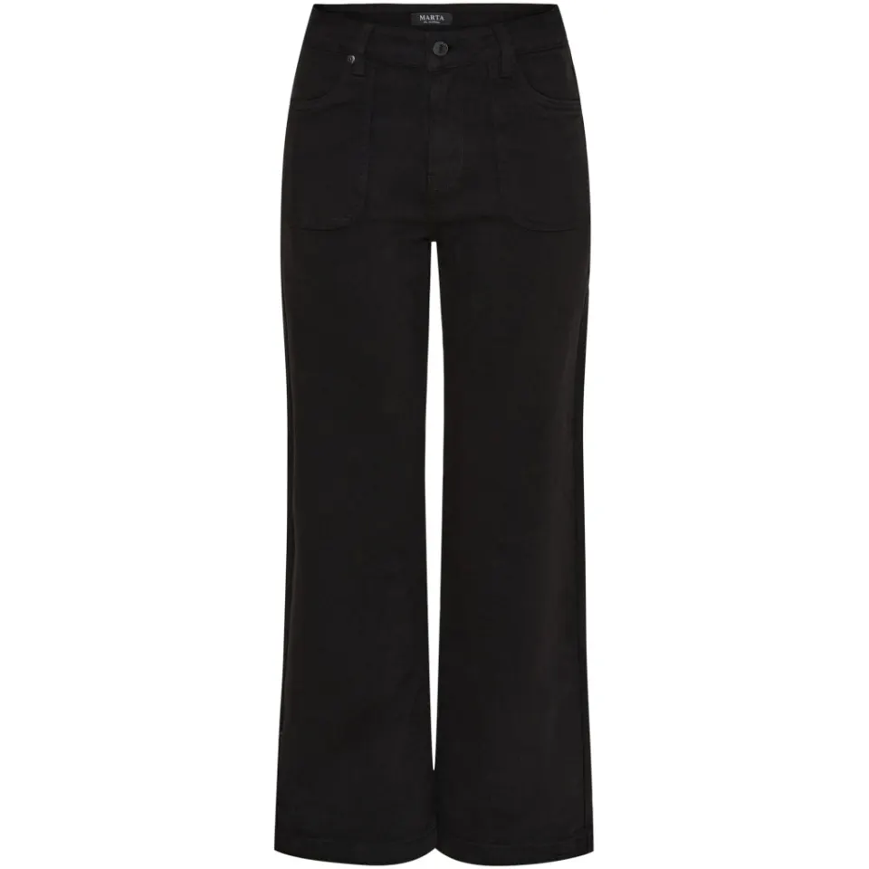 Marta du Château jeans MdcPhilomene MDC231-806 – Black Denim — produktfoto
